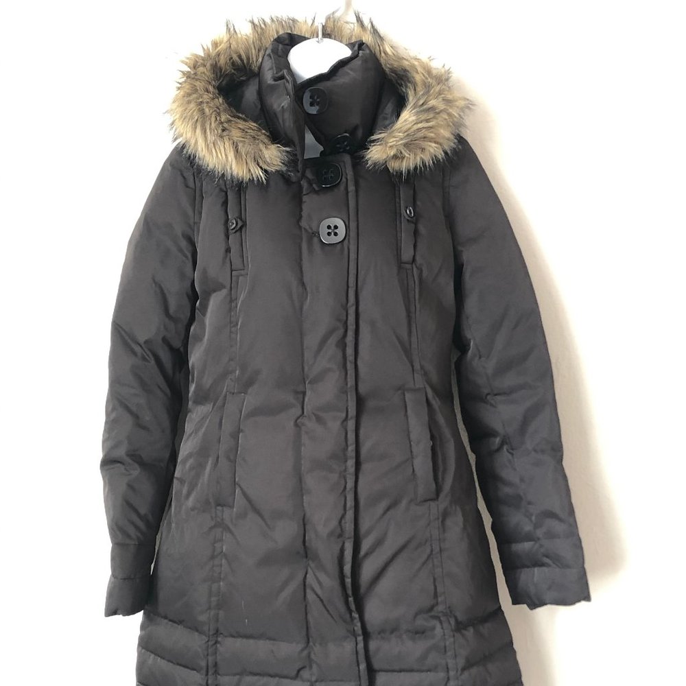 Soia & Kyo Down puffer coat black Sz Small (4/6)